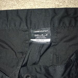 Black nike golf pants